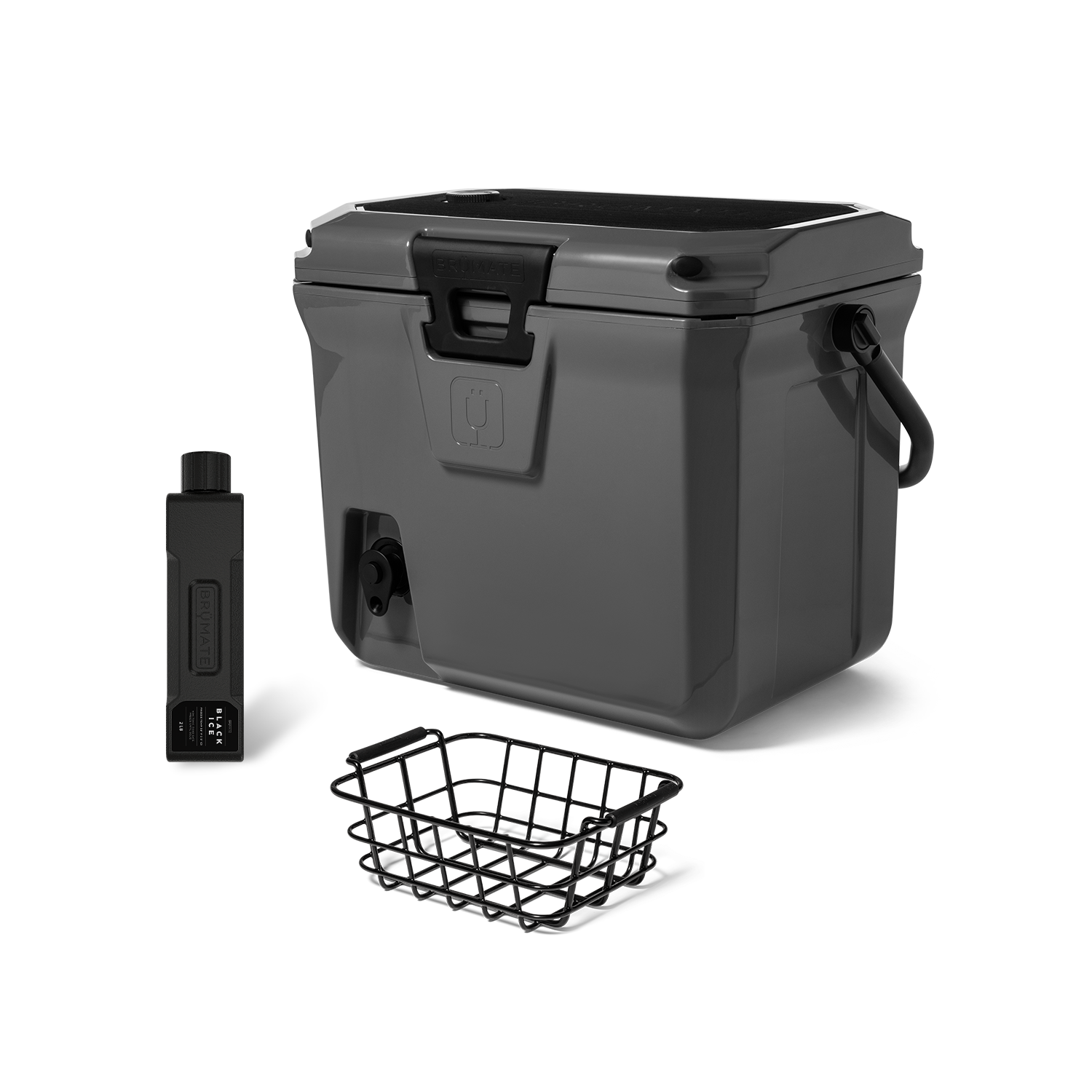 Br Tank 20-Quart Grab + Go Cooler Bundle | Charcoal