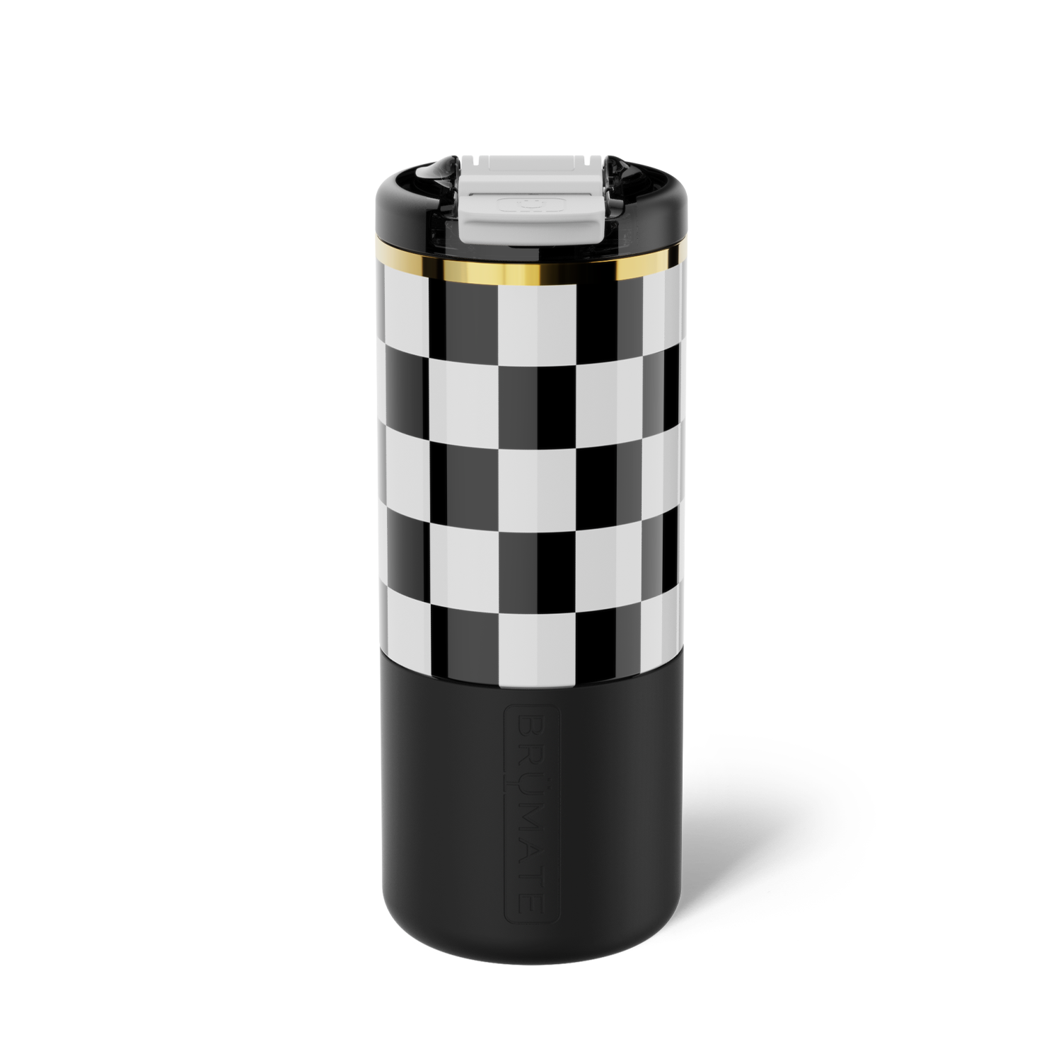 Strova 18oz | Black & White Checker