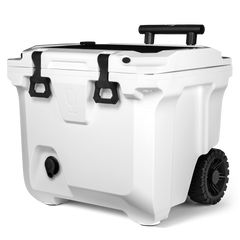 Br Tank 35-Quart Rolling Cooler | Ice White