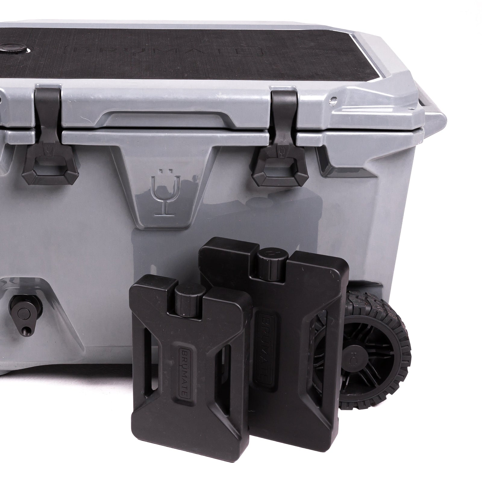Br Tank 55-Quart Double Drink Holder Cooler Bundle | Neon Pink